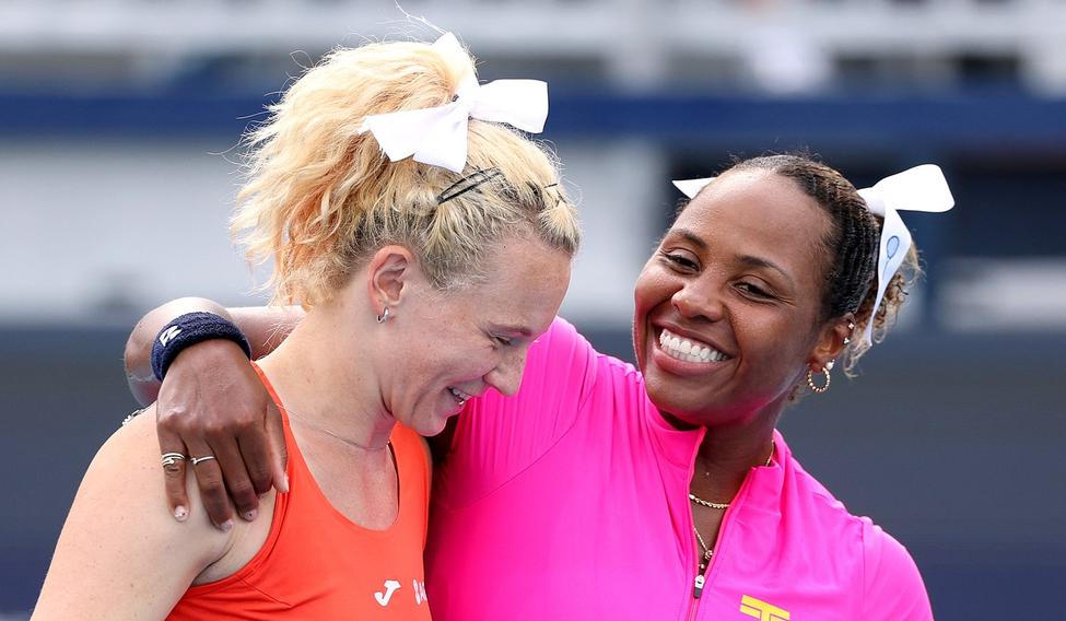 Kateřina Siniaková a Taylor Townsendová