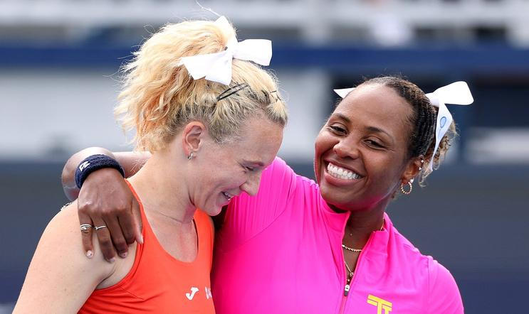 Kateřina Siniaková a Taylor Townsendová