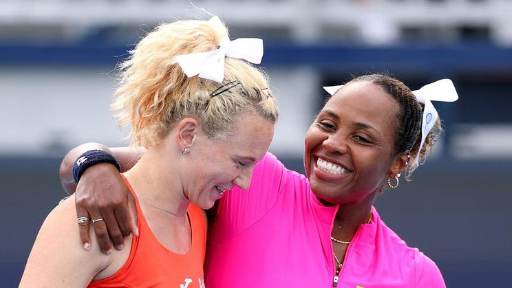 Kateřina Siniaková a Taylor Townsendová