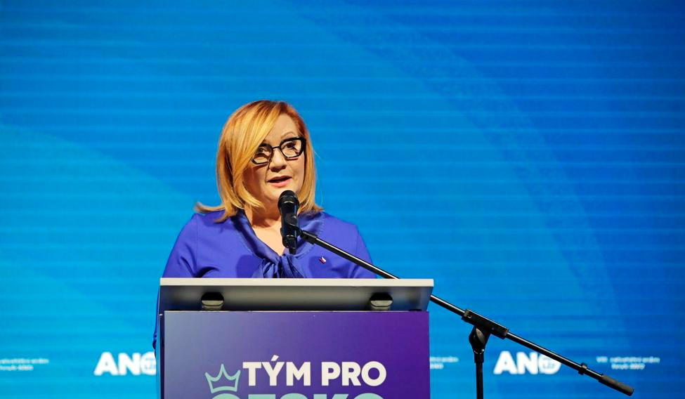 Praha, Volební sněm, Hnutí ANO, ministryně financí a místopředsedkyně ANO Alena Schillerová