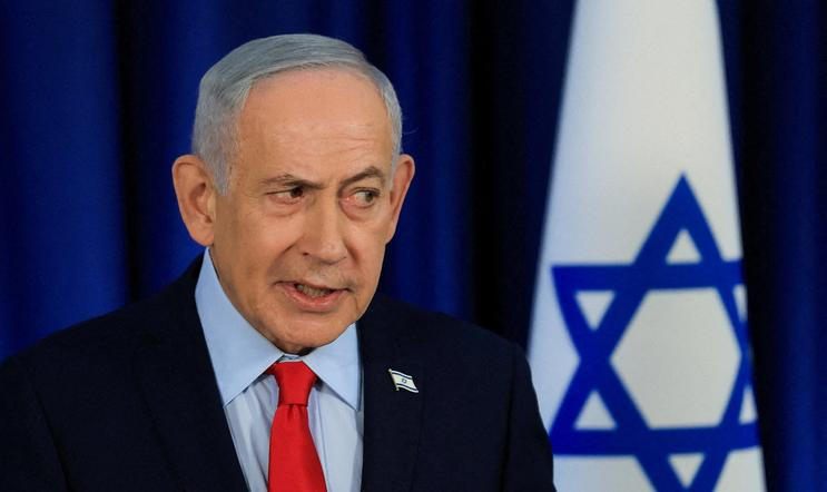 FILE PHOTO: Israeli Prime Minister Benjamin Netanyahu holds a press conference, amid the U.S.-Israel conflict with Iran, in Jerusalem