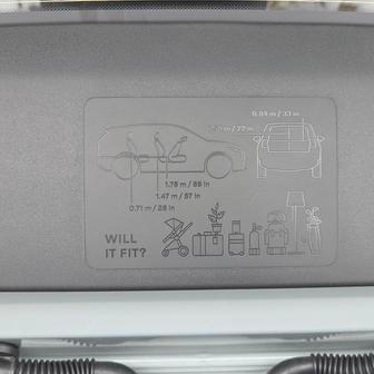 Co všechno se do Volva EX30 vejde? Poradí přehledná grafika.