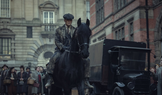 Cillian Murphy jako Tommy Shelby ve filmu Gangy z Birminghamu: Nesmrtelný muž.