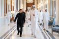 The Emir of Qatar, Sheikh Tamim bin Hamad Al Thani, meets President of Ukraine, Volodymyr Zelenskiy, in Doha
