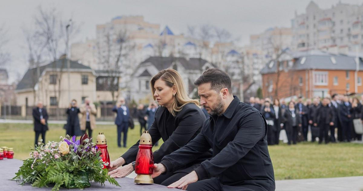 Symbol ruské brutality. Buča počtvrté uctila stovky zmasakrovaných civilistů