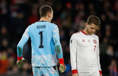 Brankář Matěj Kovář 