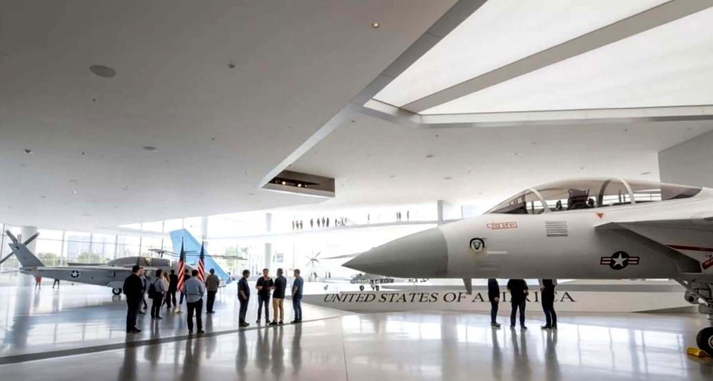 Trumpova knihovna v Miami by měla být „vyzdobena“ stíhačkami i vrtulníkem.