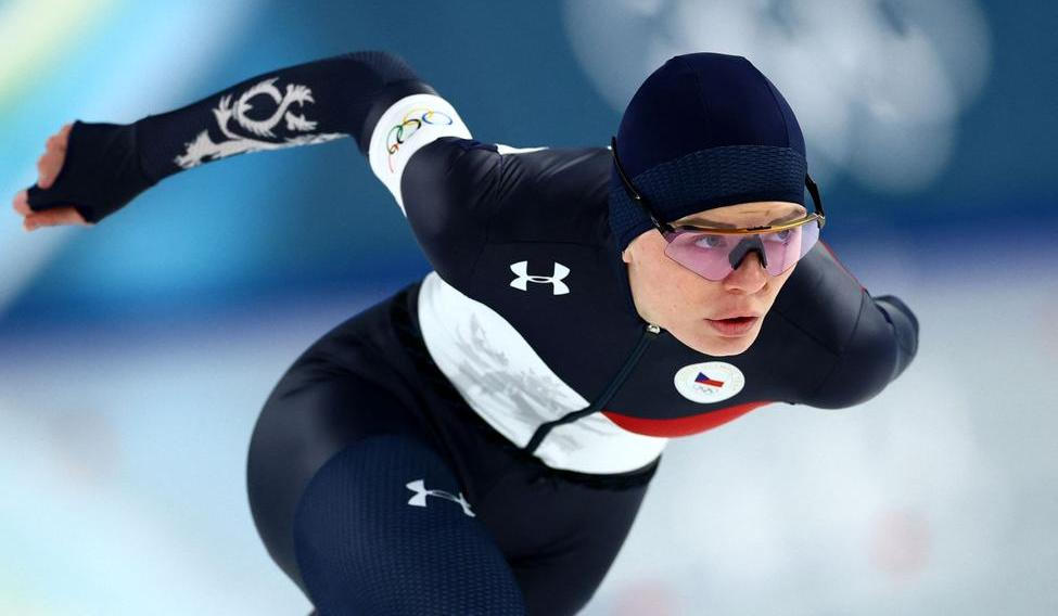 Nikola Zdráhalova  v závodě na 500 m na ZOH 2026