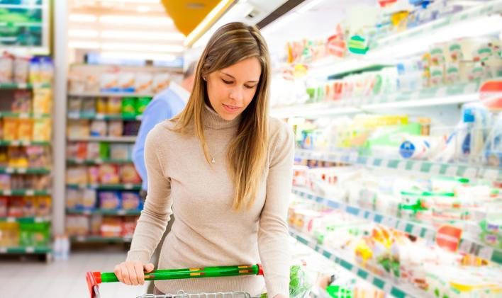 Nakupování, supermarket, ilustrační foto