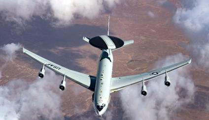 USAF F-16's and E-3 Sentry support OIR mission