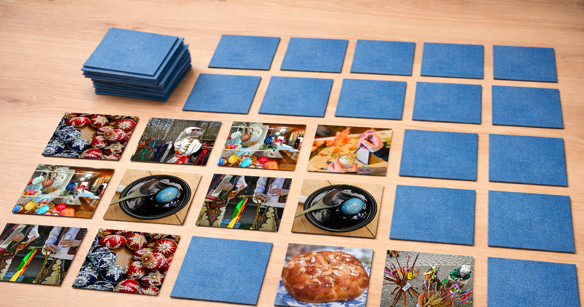 Pexeso: Vyzkoušejte svou paměť na motivech z českých a slovenských Velikonoc