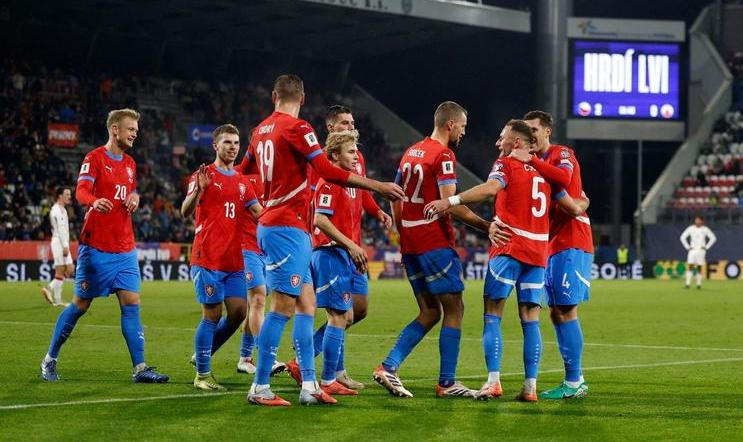 Radost českých fotbalistů