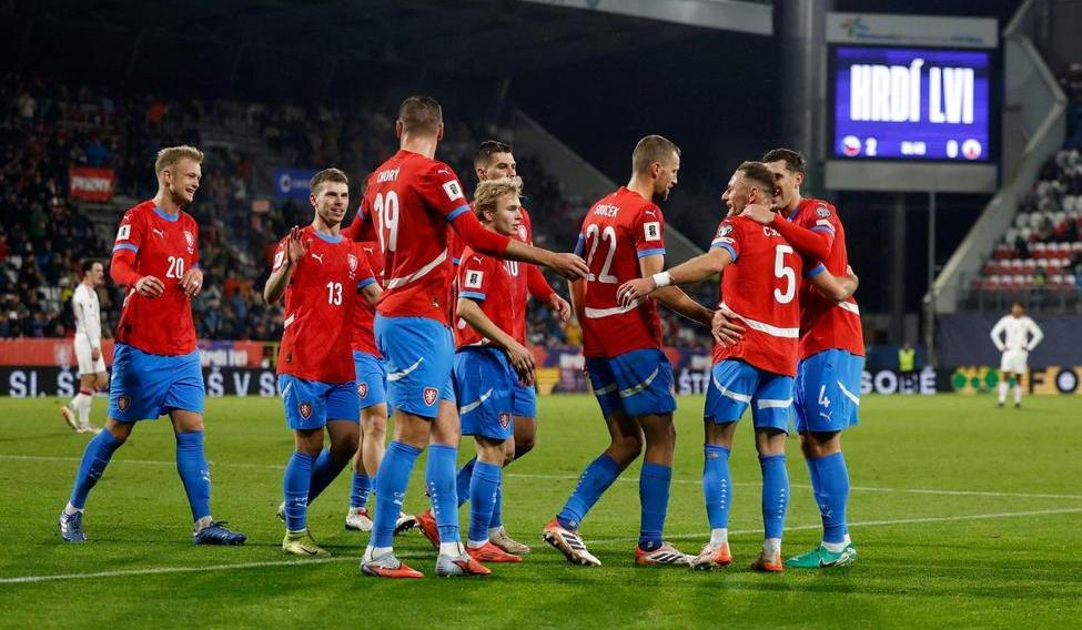 Radost českých fotbalistů