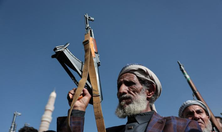 Houthi supporters demonstrate in solidarity with Iran, as the U.S.-Israeli conflict with Iran continues