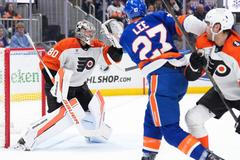 NHL: Philadelphia Flyers at New York Islanders