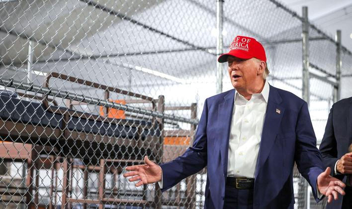 Trump, Florida, Everglades, detenční centrum, Alligator Alcatraz