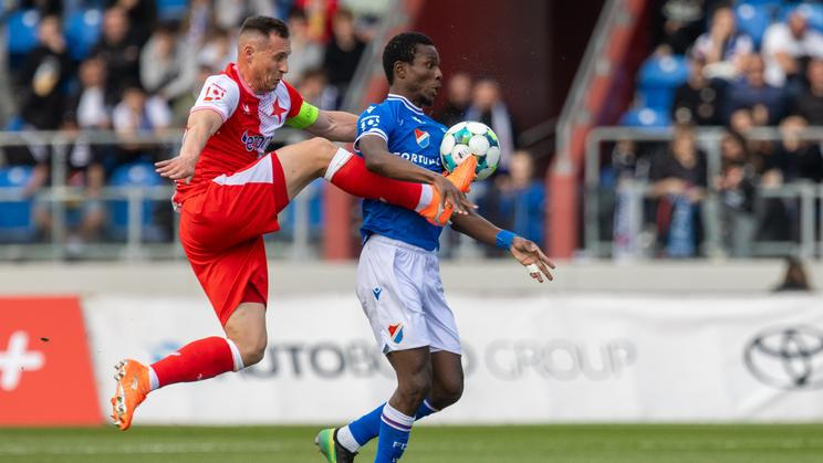 Sport-fotbal-první-28. kolo-Ostrava-Slavia-FASTPIX, 1. liga