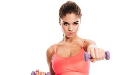 posilovna a líčení