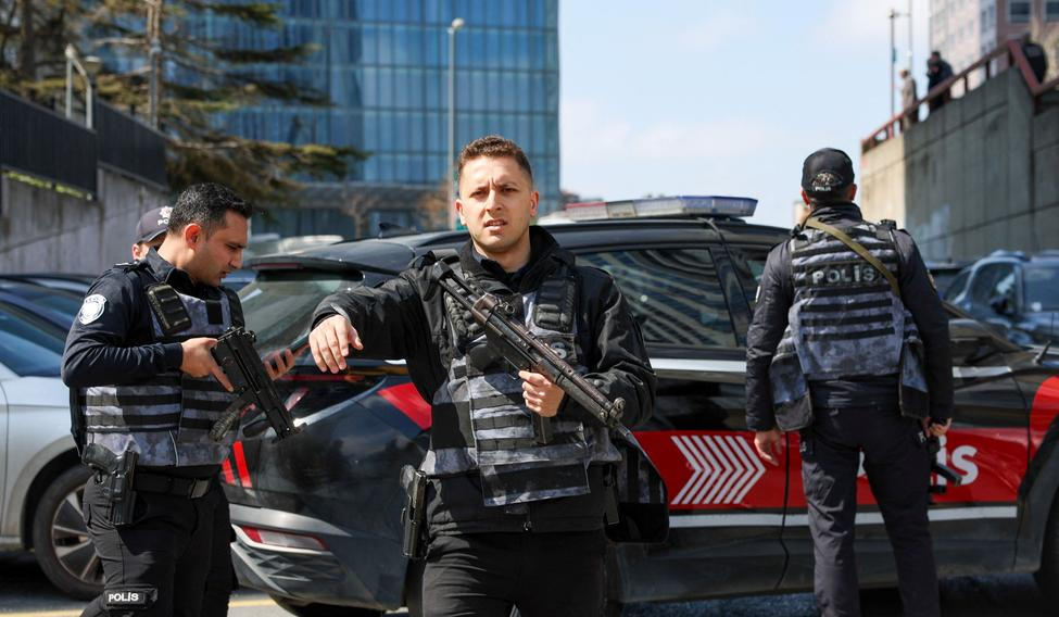 Gunfire near the building housing the Israeli consulate, in Istanbul