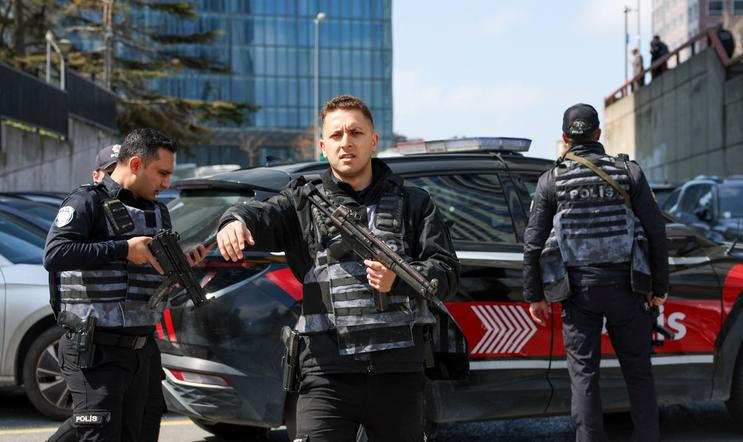 Gunfire near the building housing the Israeli consulate, in Istanbul