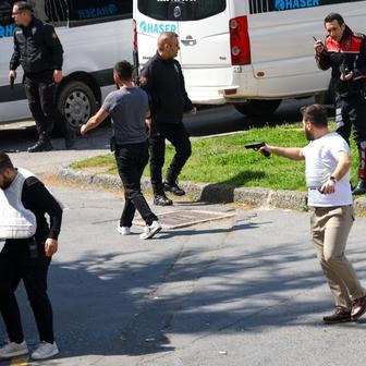 Gunfire near the building housing the Israeli consulate, in Istanbul