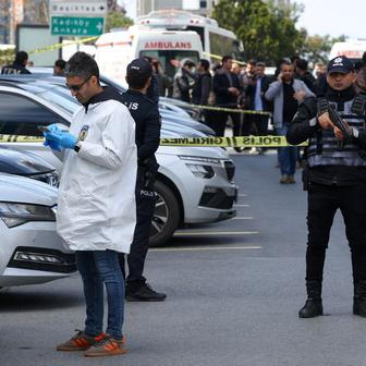 Gunfire near the building housing the Israeli consulate, in Istanbul