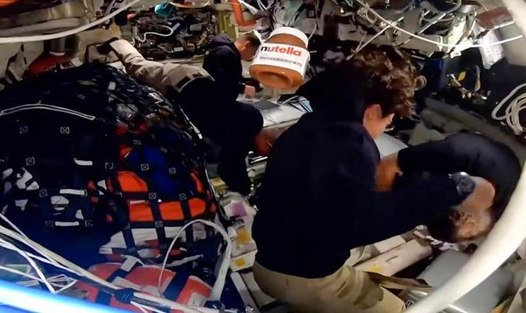 Nutella se nečekaně stala hlavní hvězdou vesmírného vysílání.