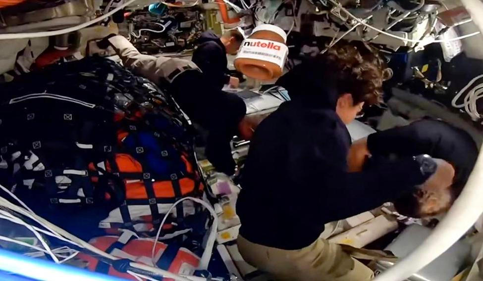 Nutella se nečekaně stala hlavní hvězdou vesmírného vysílání.