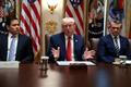 U.S. President Donald Trump holds a cabinet meeting at the White House in Washington