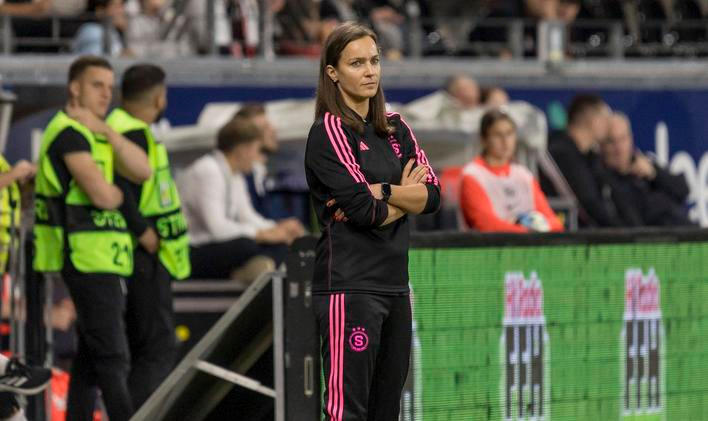 UWCL Qualifikation PlayOff: Eintracht Frankfurt - AC Sparta Prag, Deutsche Bank Park, Frankfurt, 10.10.2023 Lucie Martin