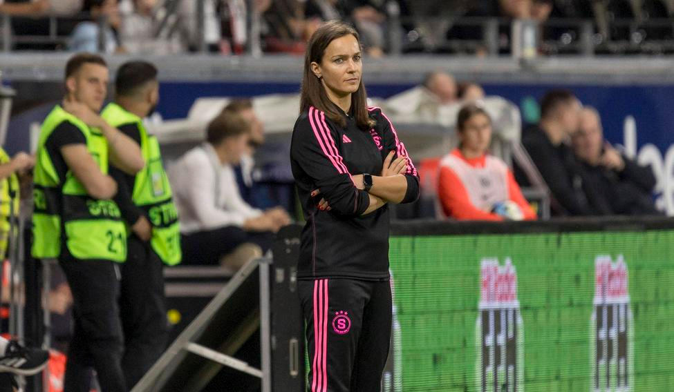 UWCL Qualifikation PlayOff: Eintracht Frankfurt - AC Sparta Prag, Deutsche Bank Park, Frankfurt, 10.10.2023 Lucie Martin