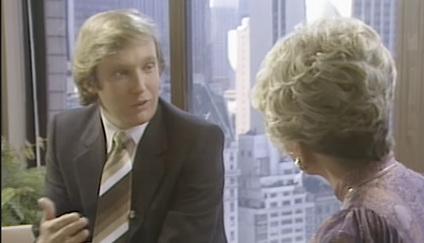 V tomto archívním rozhovoru s Ronou Barrettovou hovoří tehdy 34letý Donald Trump o svém pohledu na bohatství a úspěch, o svém dětství a o americké politice. 