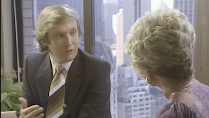 V tomto archívním rozhovoru s Ronou Barrettovou hovoří tehdy 34letý Donald Trump o svém pohledu na bohatství a úspěch, o svém dětství a o americké politice. 