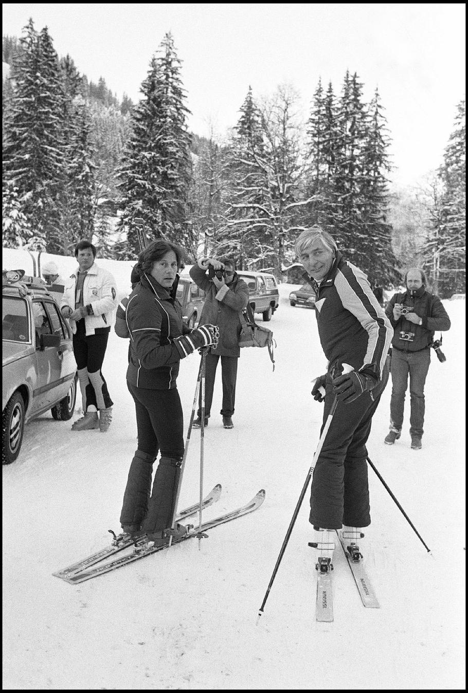 ARCHIVES - ROMAN POLANSKI A GSTAAD - 1981