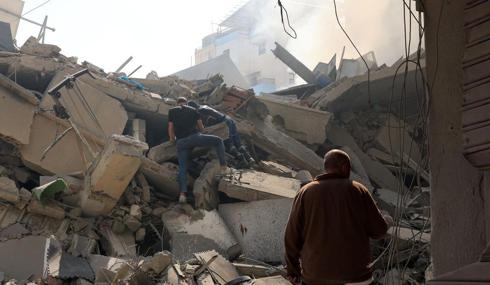 Site of Israeli strike in Tyre