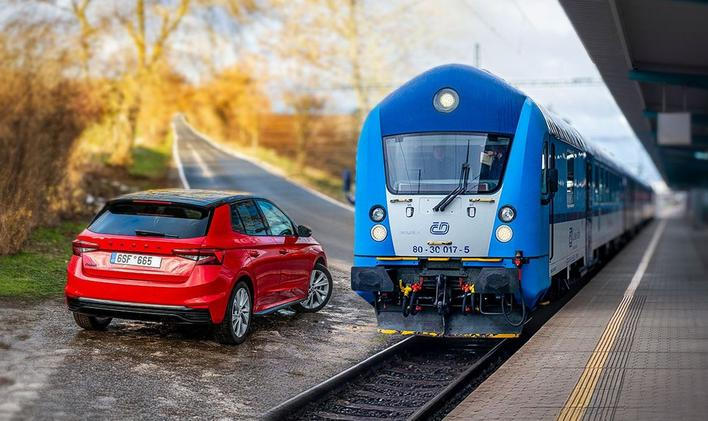 Auto vs vlak