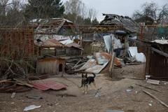 Aftermath of a Russian missile attack in Korosten