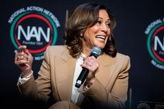 Bývalá americká viceprezidentka Kamala Harrisová. Foto z 10. dubna 2026.