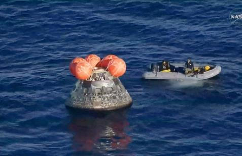 Artemis II crew returns to Earth
