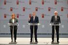 Alena Schillerová, ministryně financí, politička, Andrej Babiš, premiér, Karel Havlíček, vicepremiér, ministr průmyslu a obchodu, politik