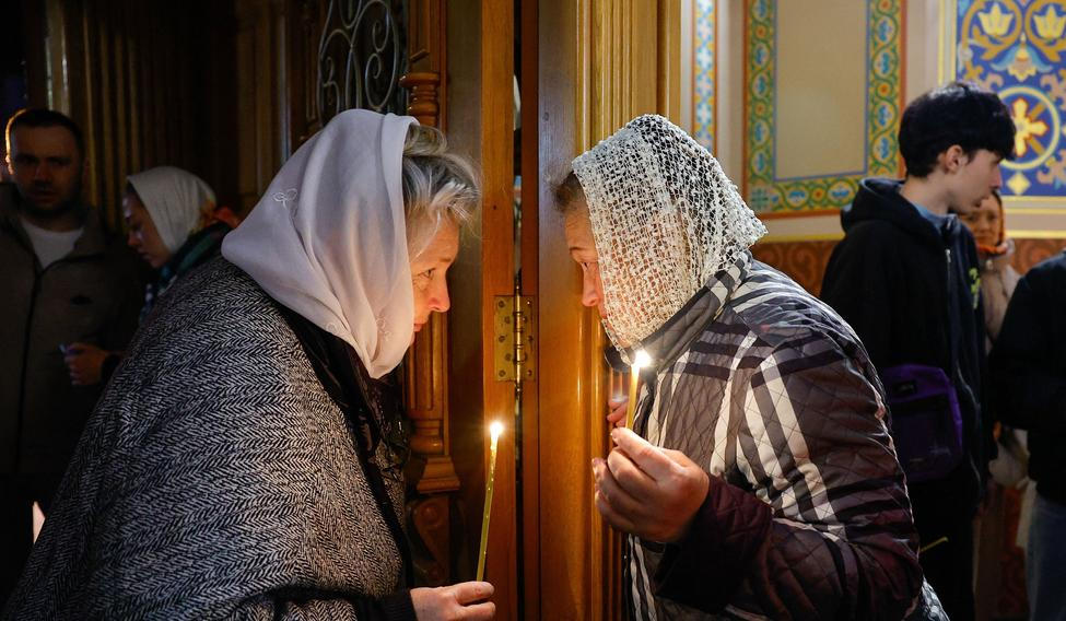 Celebrations of Orthodox Easter in Donetsk