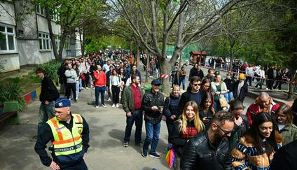 Hungarian parliamentary election in Budapest