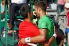 Novak Djokovič a Jiří Veselý