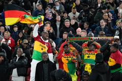 Ghanští fotbaloví fanoušci - ilustrační foto