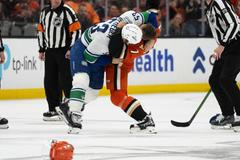 Canucks Ducks Hockey