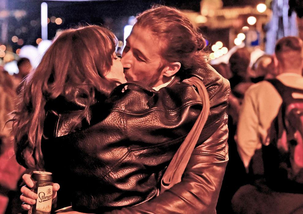 Budapešť v noci po volbách: Jedni slaví, druzí ztichli