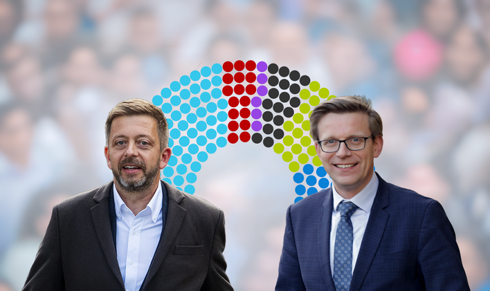 Poll of polls (Vít Rakušan a Martin Kupka)