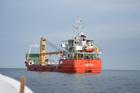 FILE PHOTO: Vessel at the Strait of Hormuz, off the coast of Oman’s Musandam province