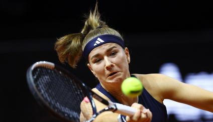 Karolína Muchová na turnaji ve Stuttgartu 2026