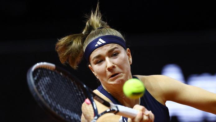 Karolína Muchová na turnaji ve Stuttgartu 2026